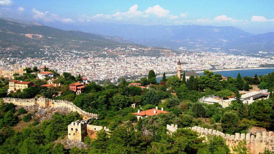 From city of Side: Guided Day Trip to Alanya City - The harbor boat ride around the castle