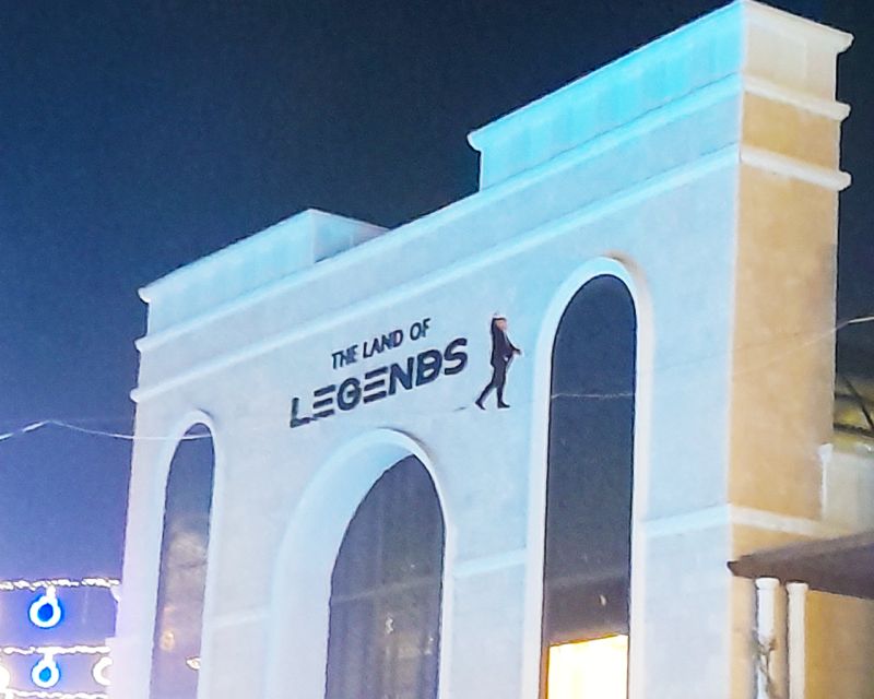 From city of Side Land of Legends Night Show - First impressions of the illuminated park