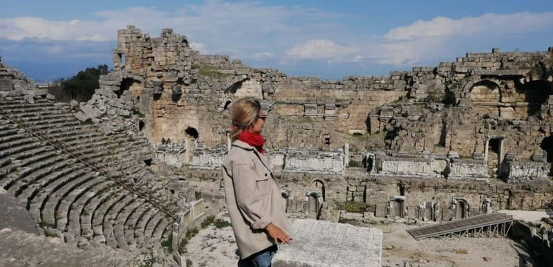 From City of Side: Perge, Aspendos & Kurşunlu Waterfall Trip - Aspendos Theater and bridge