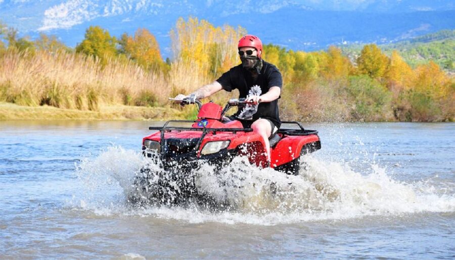 From city of Side: Taurus Mountains Quad ATV Tour - Getting comfortable on your ATV