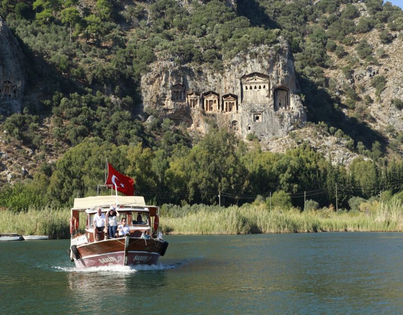 From Fethiye: Dalyan Day Trip with Mud Bath and Turtle Beach - Turtle Beach and the river meeting the sea