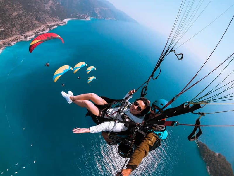From Fethiye: Tandem Paragliding with Photo and Video - Ölüdeniz from above