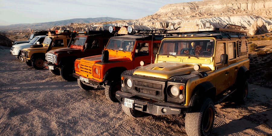 From Göreme: Cappadocia Jeep Safari Tour - Çavuşin, an early look at Cappadocia’s rock country