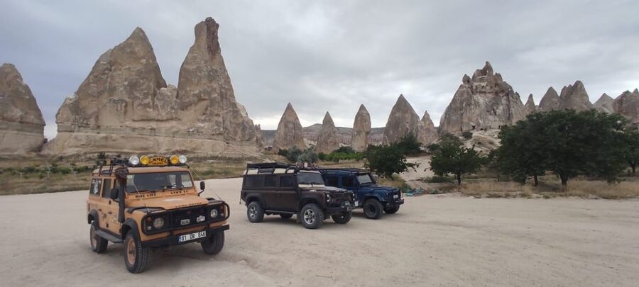From Göreme: Cappadocia Jeep Safari Tour - Göreme for photos, sightseeing, and a possible shopping stop