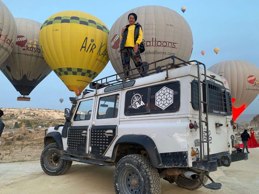 From Göreme: Cappadocia Jeep Safari Tour - Rose and Red Valley at the best time of day