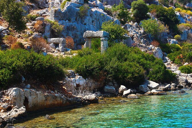 From Kas: Day Trip to Kekova, Demre and Myra - Burç Bay, Gökkaya Bay, and Pirates Cave