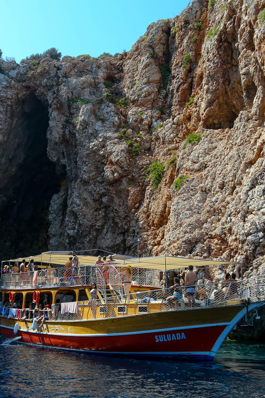 From Kemer, Antalya, Belek: Adrasan Suluada Island Boat Tour - Swimming at Saluda Bay