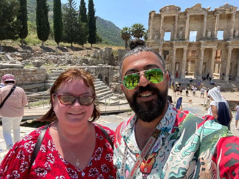 From Kusadasi: Ephesus Highlights Tour for Cruise Customers - Walking Ephesus from the upper entrance