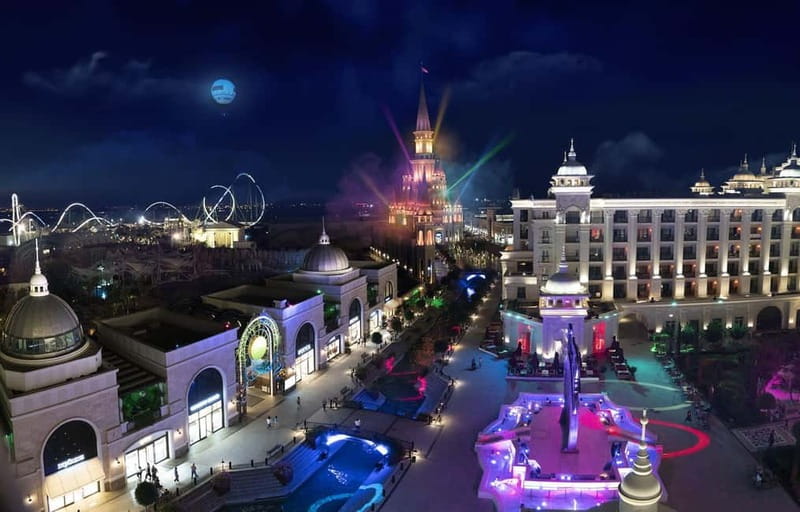 From Side: Land Of Legends Night Show With Transfer - Key points to know before you go