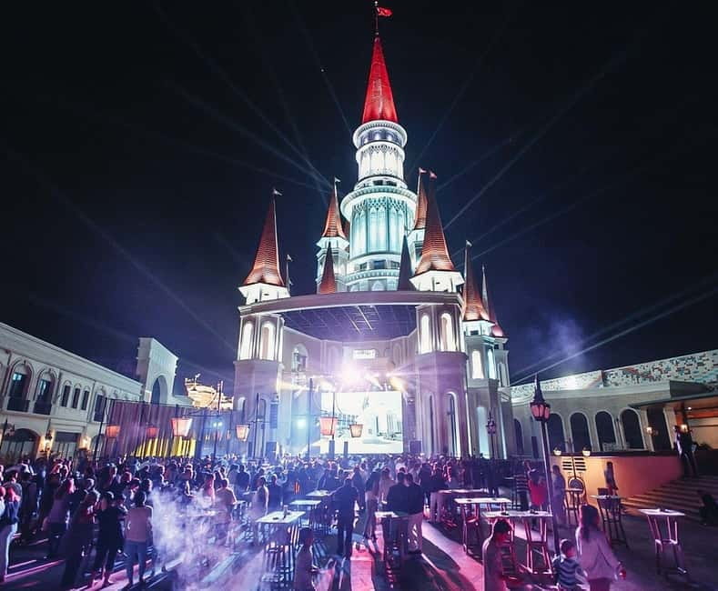 From Side: Land Of Legends Night Show With Transfer - Arriving at The Land of Legends