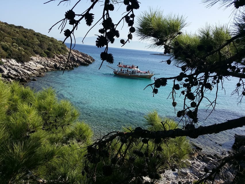 Full-Day Orak Island Boat Trip from Bodrum - Rabbit Bay: tea and one final swim