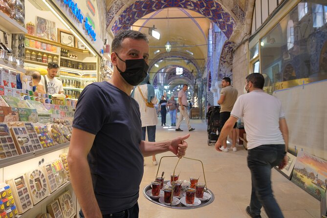 Full-Day Private Highlights of Istanbul Walking Tour - Grand Bazaar: ending among shops and side streets