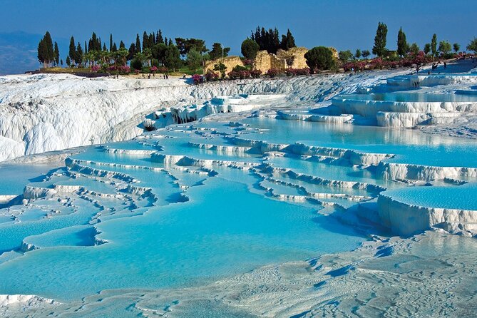 Full-Day Tour to Bodrum Pamukkale - Hierapolis: Roman ruins above the terraces