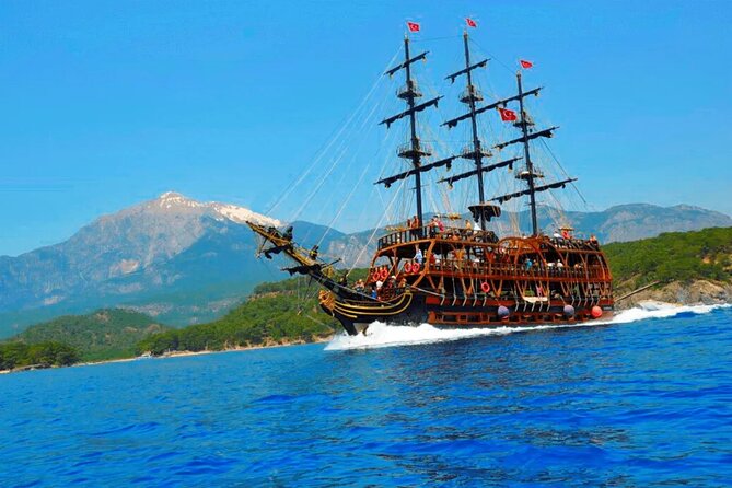 GONSTER : Luxury Pirate Boat Trip Lunch & Soft Drinks & Transfer - Phaselis Bay: the longest first swim