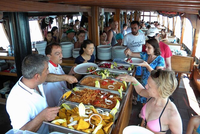GONSTER : Luxury Pirate Boat Trip Lunch & Soft Drinks & Transfer - Cennet Bay and lunch on deck