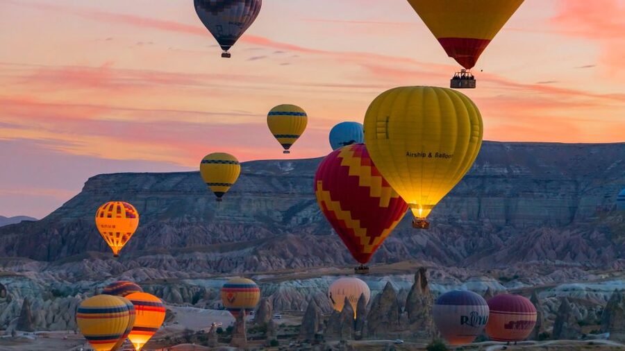 Goreme: Budget Hot Air Balloon Ride over Cappadocia - Watching the balloon fill before takeoff