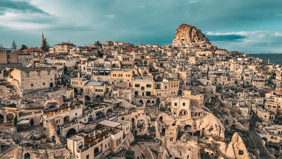 Göreme: Cappadocia Green Tour with Underground & Lunch - Pigeon Valley closes the sightseeing with a wide view