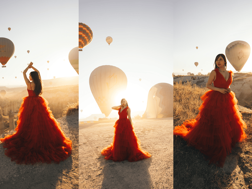 Göreme: Cappadocia Satin Flying Dress Rental - Hotel delivery keeps the morning simpler
