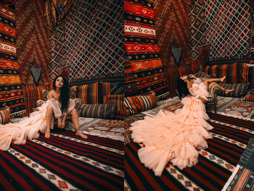 Göreme: Cappadocia Satin Flying Dress Rental - The private format and language support
