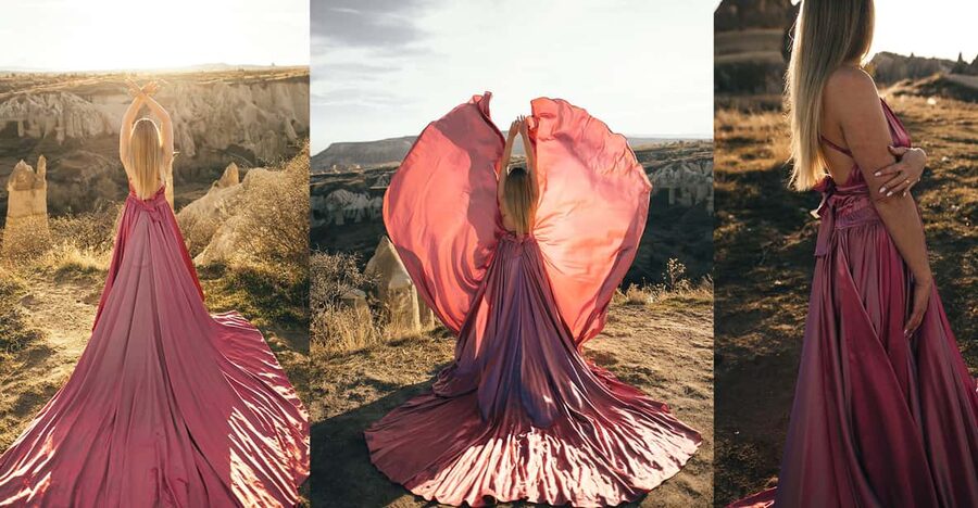 Göreme: Cappadocia Satin Flying Dress Rental - Is $24 good value?