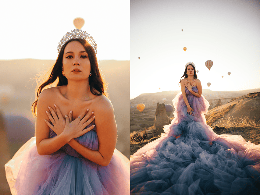 Göreme: Cappadocia Satin Flying Dress Rental - Practical advice for a smoother photo session