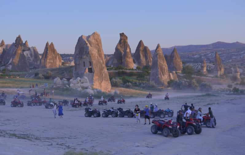 Göreme: Cappadocia Sunset ATV Tour - Swords Valley: the ride begins with dust and rock