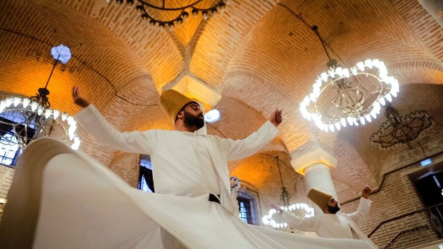 Göreme: The Original Dervish Ritual in Konya or Cappadocia - Saruhan Kervansaray, an atmospheric Cappadocia setting