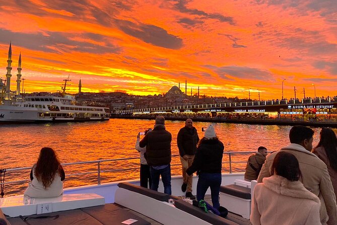 Guided Bosphorus Sunset Cruise on Luxurious Yacht - Small Group Cruise - Dolmabahçe and the European shoreline