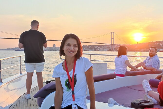 Guided Bosphorus Sunset Cruise on Luxurious Yacht - Small Group Cruise - Rumeli Fortress at the Bosphorus’s narrowest point
