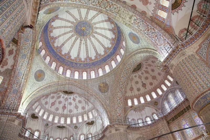 Hagia Sophia & Blue Mosque Half-day Guided, Small Group Tour - Blue Mosque: tiles, minarets, and a working place of worship