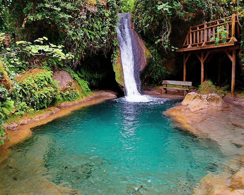 Icmeler Jeep Safari, Lunch, Water Fight, Colour & Foam Party - The cold waterfall near the village
