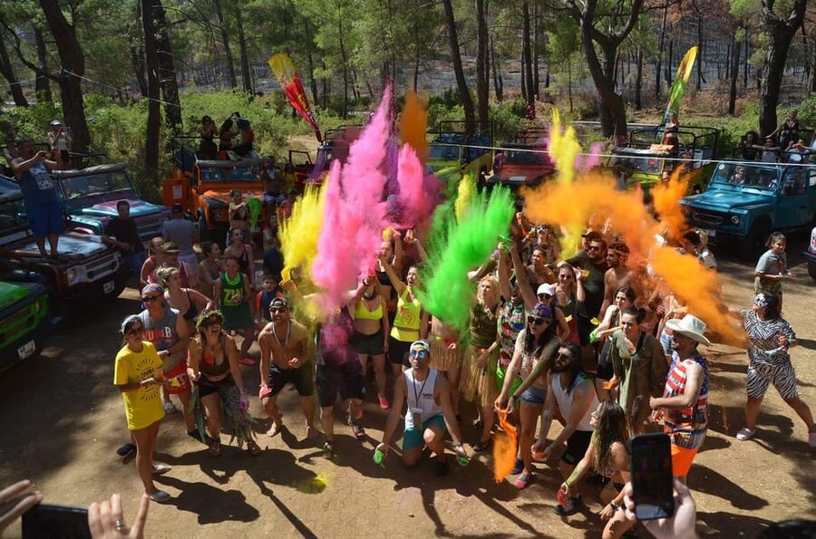 Icmeler Jeep Safari, Lunch, Water Fight, Colour & Foam Party - What the $25 price really covers