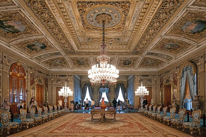 Imperial Splendor: Dolmabahce Palace & Bosphorus Yacht Cruise - Palaces, mosques, and bridges from the water