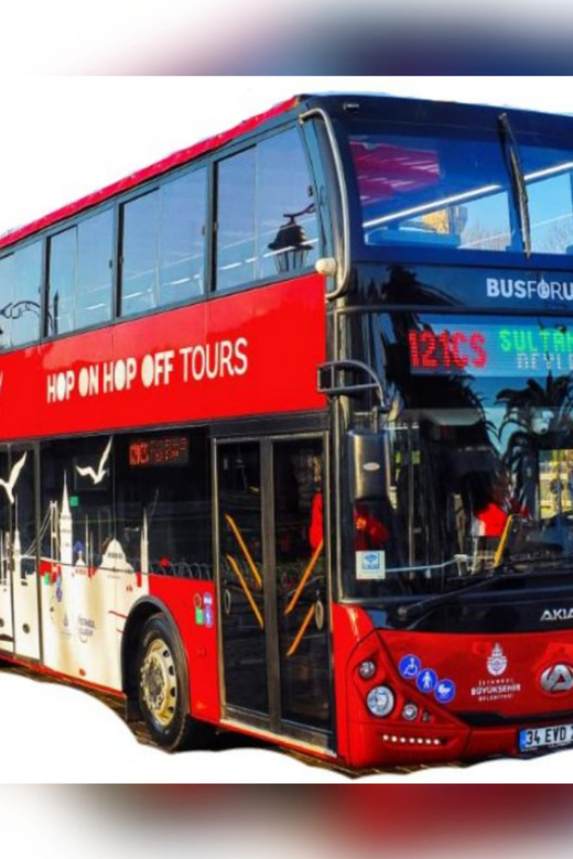 Istanbul: 48-Hour Hop-On Hop-Off Double Decker Bus Ticket - Stop 1 and the opening red-route section