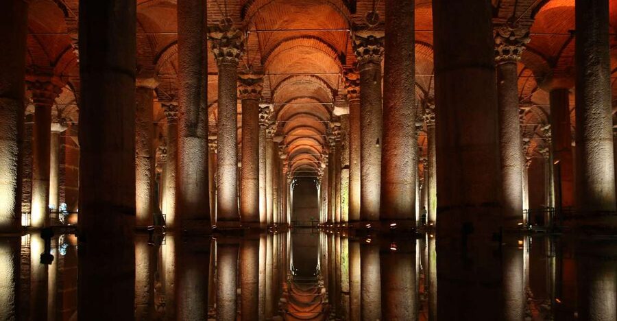 Istanbul: Basilica Cistern Skip-the-Line Entry & Audio Guide - Inside the cistern: columns, water, and light