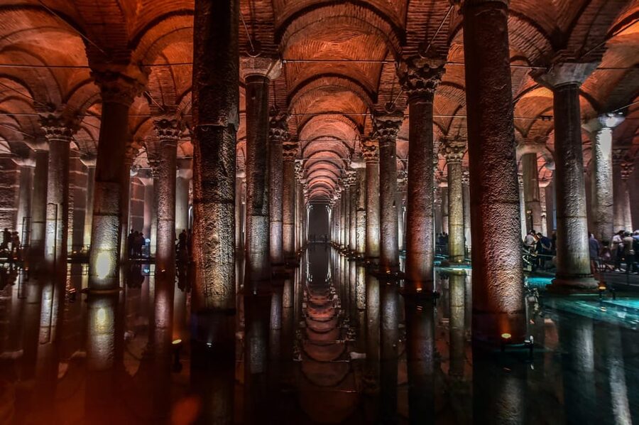 Istanbul: Blue Mosque, Hagia Sophia, & Basilica Cistern Tour - Going underground at the Basilica Cistern