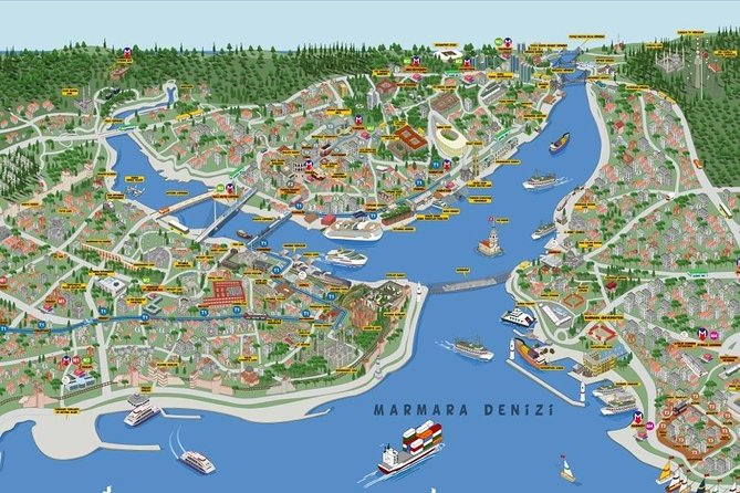 Istanbul Boat Cruise and Dolmabahce Palace & Two Continents - Crossing the bridge and reaching the viewpoint