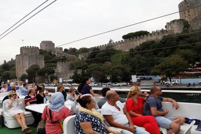 Istanbul: Bosphorus Cruise, Bus Tour, Cable Car Ride with Live Guide & Ticket - Golden Horn views from the coach