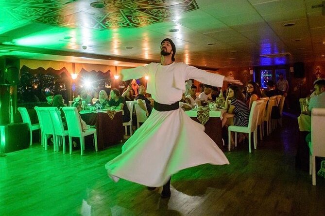 Istanbul Bosphorus Cruise Dinner, Drinks & Show with Pickup - Palaces and bridges from the deck