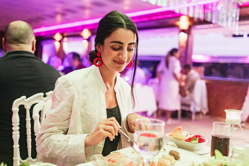 Istanbul: Bosphorus Dinner Cruise & Show with Private Table - Drinks, Wi-Fi, and the audio guide
