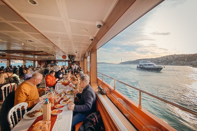 Istanbul: Bosphorus Dinner Cruise with Turkish Night Show - Boarding and the first look at Istanbul by night