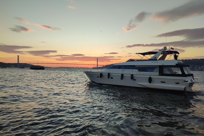 Istanbul Bosphorus Sunset Cruise on the Luxury Yacht - Bebek, Galatasaray Island, and waterfront mansions