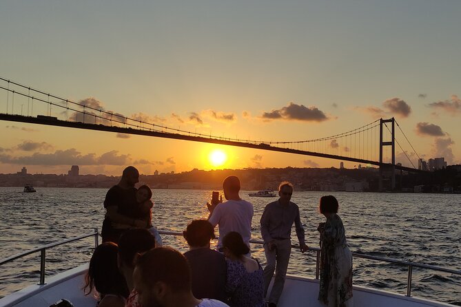 Istanbul Bosphorus Sunset Cruise with Wine on a Luxury Yacht - Wine, snacks, and the onboard setup
