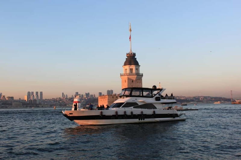Istanbul: Bosphorus Sunset or Night Yacht Cruise & Transfers - What you see along the two-hour route