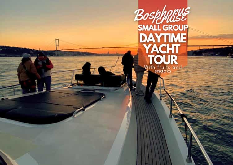 Istanbul: Daytime Bosphorus Yacht Cruise with Fruit & Snacks - Galata Tower to Galataport: Istanbul’s busy waterfront from the boat