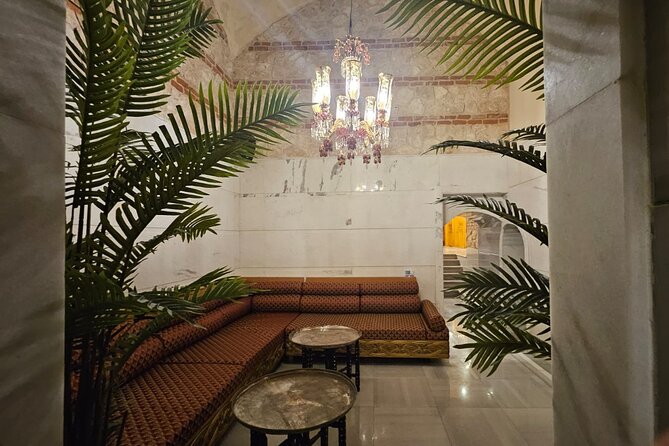 Istanbul Gedikpasa Historical Turkish Bath with Privacy Option - Cooling down with tea and Turkish delight