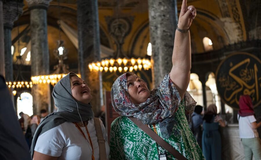 Istanbul: Hagia Sophia & Basilica Cistern Tour with Tickets - Hagia Sophia, where church and mosque share one monument