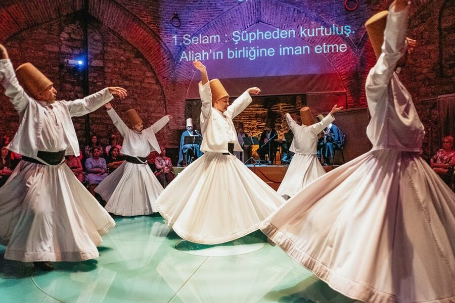 Istanbul: Hodjapasha Whirling Dervishes Show & Exhibition - The arrival of the sheikh and dervishes