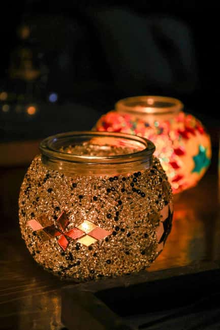 Istanbul: Mosaic Candle Holder Workshop - A calm break while the glass dries