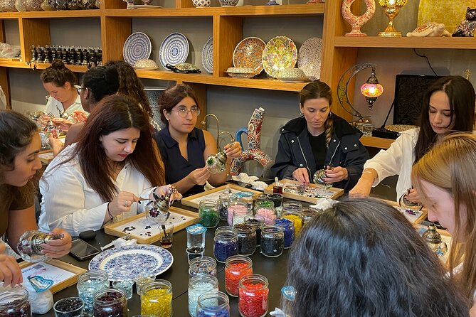 Istanbul Mosaic Lamp Workshop in Grand Bazaar - Eda, Gökay, and the human side of the class